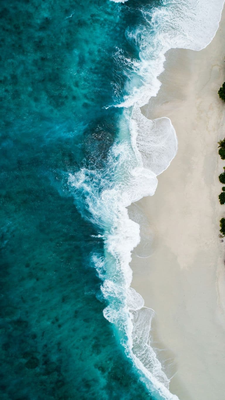Costa de Bávaro vista desde el aire