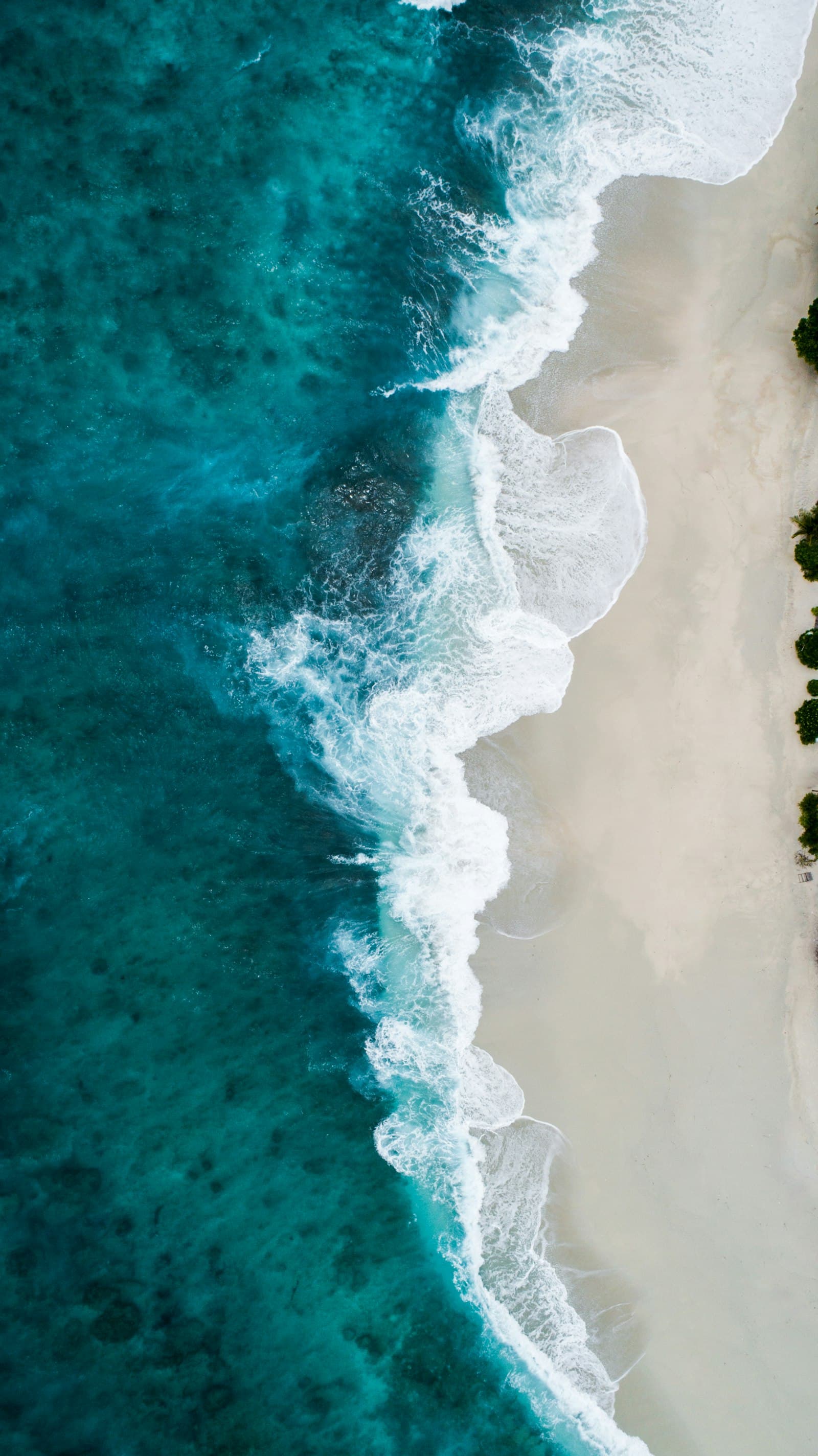 Costa de Bávaro vista desde el aire